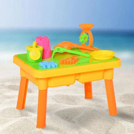Sand and Water Table 16 pcs Beach Toy Set 2 in 1 Activities Play sett      Default Title