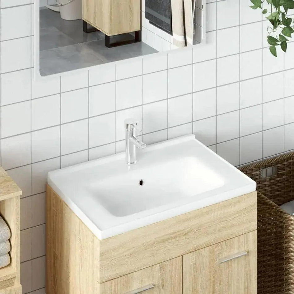 Vidal Bathroom Sink White 71x48x19.5 cm Rectangular Ceramic      Default Title