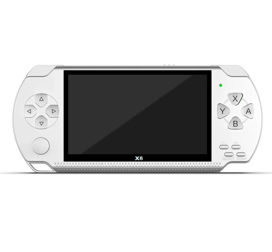 X6 Handheld Game Console 4.3-Inch Color Screen  Handheld      White / USB, Blue / USB, Black / USB