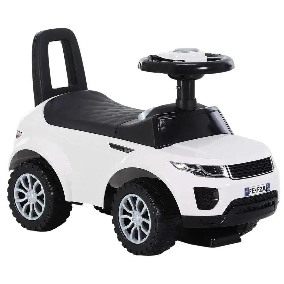 3-in-1 Ride On Car Foot To Floor Slider Toddler w/ Horn Steering White      Default Title