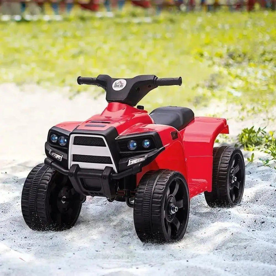 6 V Kids Ride in Electronic ATVs for 18–36 months Toddlers Black+Red      Default Title