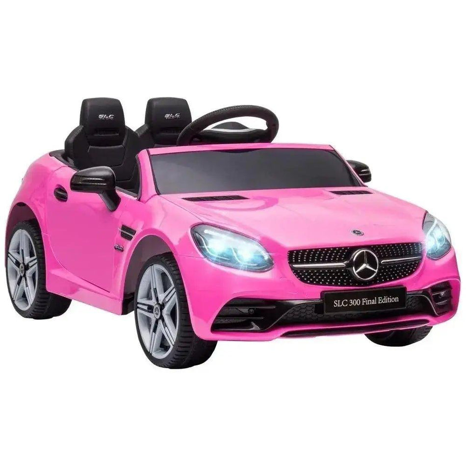 Benz 12V Kids Electric Ride On Car W/ Remote Control Music Pink      Default Title