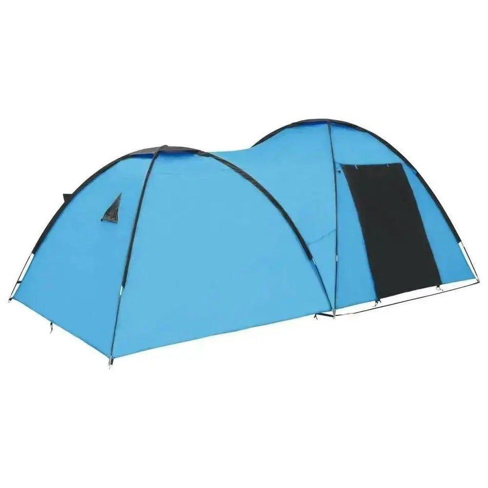 Camping Igloo Tent 650x240x190 cm 8 People      yellow, blue, camouflage, grey and orange, green