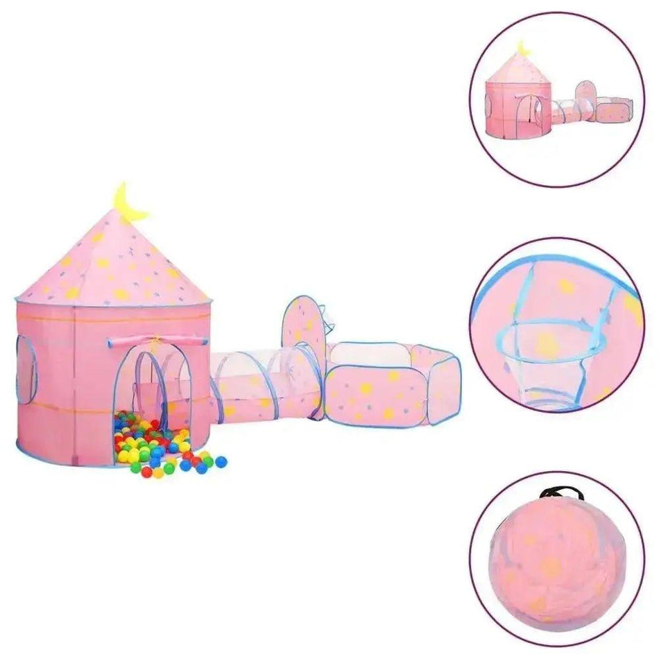 Children Play Tent Pink 301x120x128 cm      Default Title