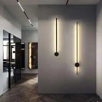 Creative Led Long Strip Wall Light      Golden / 60cm / White light, Golden / 60cm / Warm light, Black / 60cm / White light, Black / 60cm / Warm light