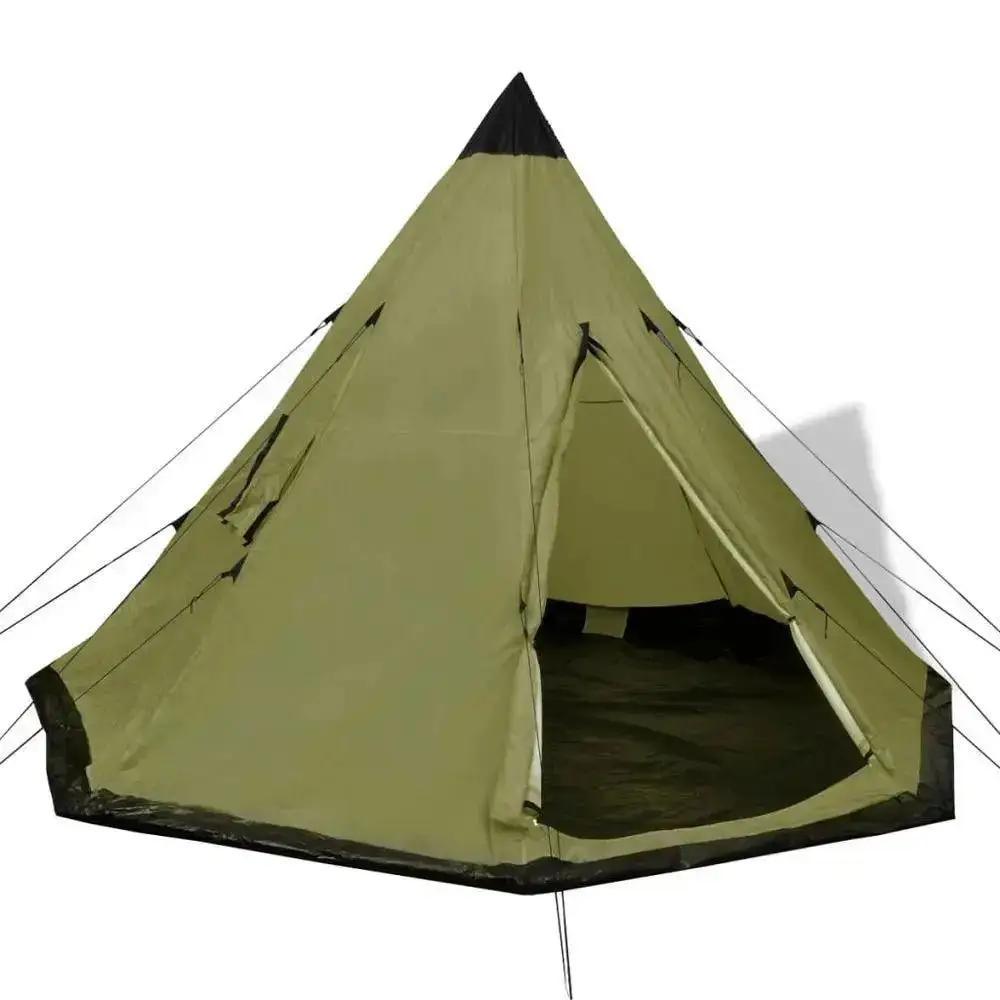 Four People Tent Camping Outdoors Vacation with Bag: A close-up of a tent with straps, perfect for camping adventures.