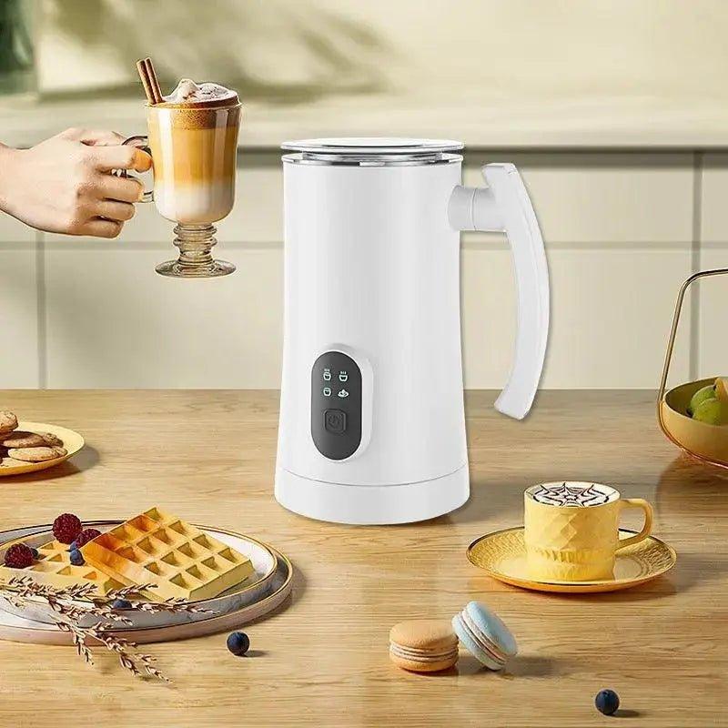 Home Automatic Stainless Steel Electric Hot And Cold Milk Whipping Machine Kitchen Gadgets      White / US, White / EU, Black / US, Black / EU, Black1 / EU, Black1 / US