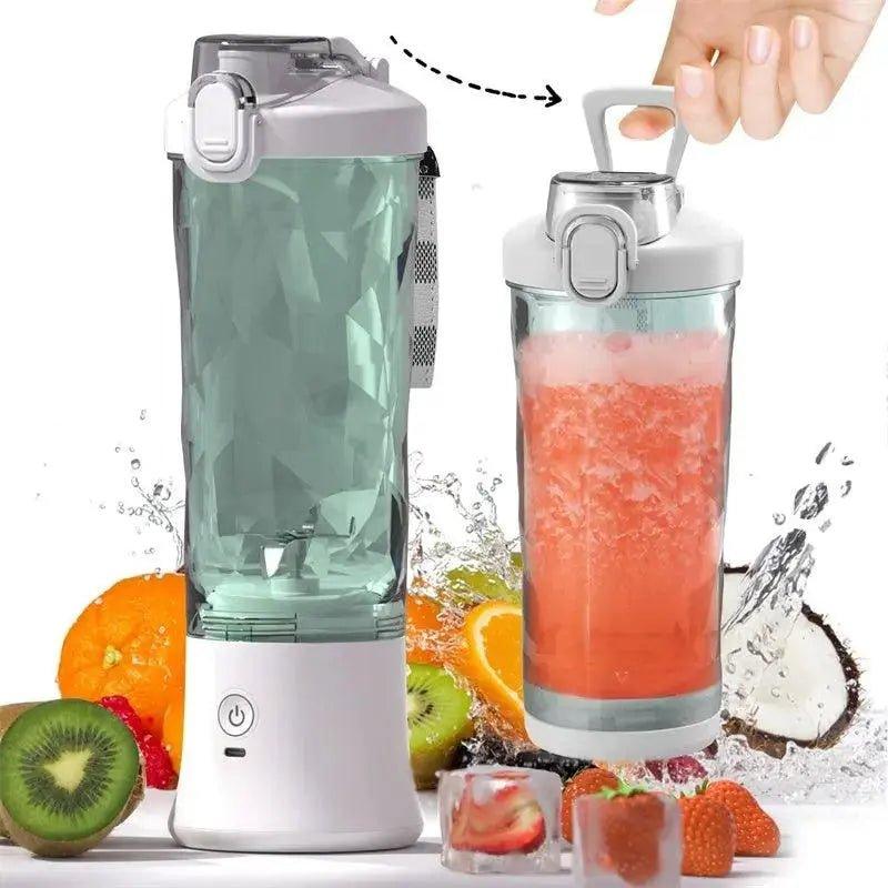 Portable Blender Juicer Personal Size Blender For Shakes And Smoothies With 6 Blade Mini Blender Kitchen Gadgets      Black / USB, White / USB, Pink / USB, Light Purple / USB, Blue / USB, Yellow / USB, Green / USB, Suit1 / USB, Suit2 / USB, Suit3 / USB