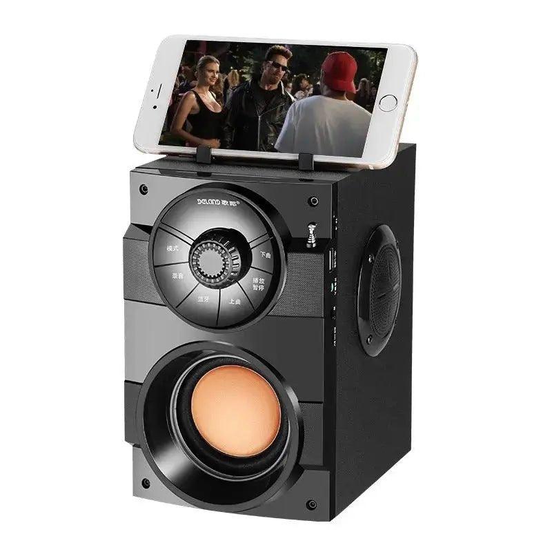 Portable mini portable home audio with subwoofer      Black / 8G U Disk, Black / Add nothing, Black / 4G U Disk